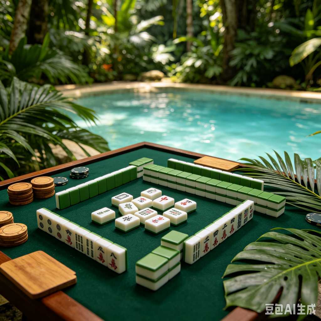 mahjong tile rack set