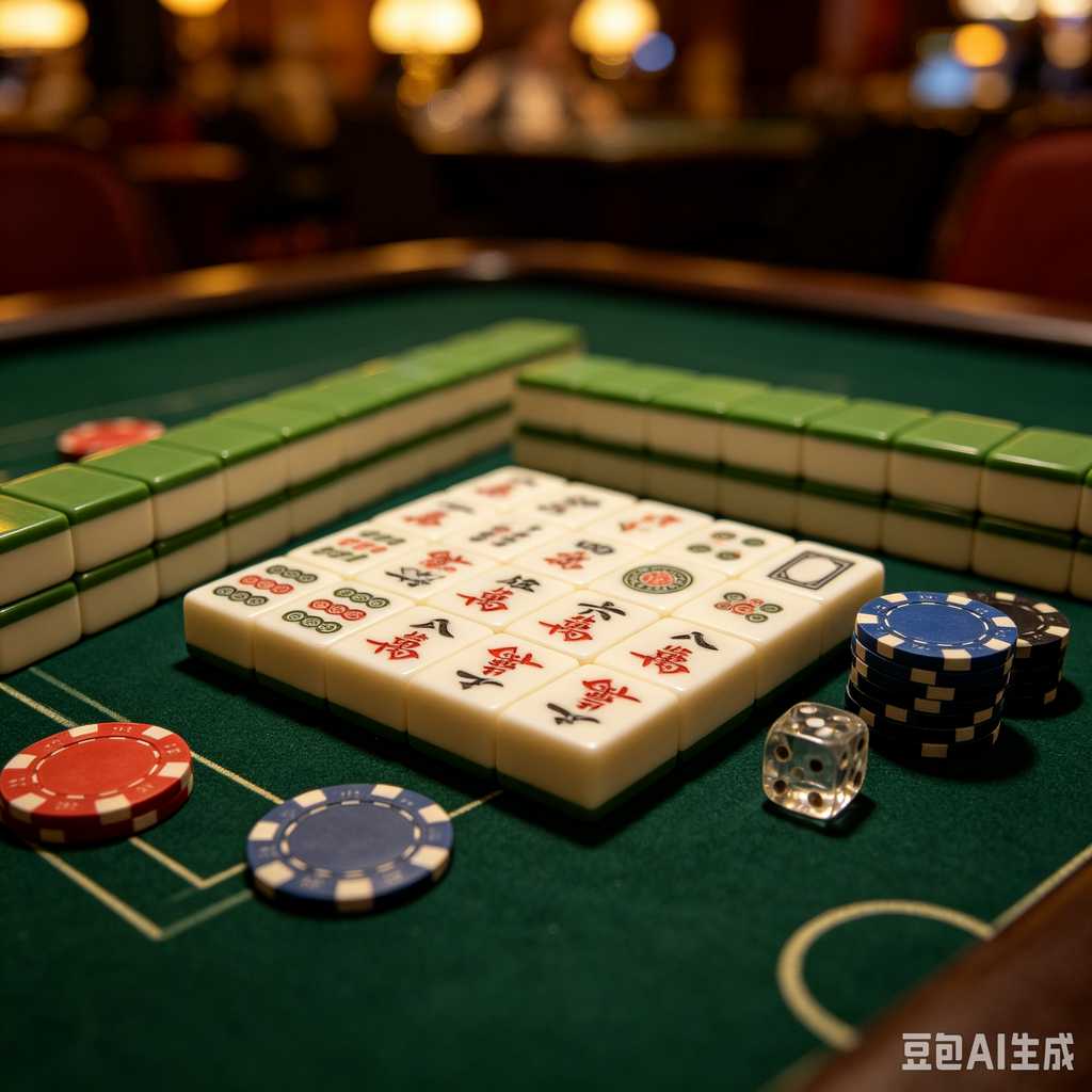 pastel color mahjong tiles